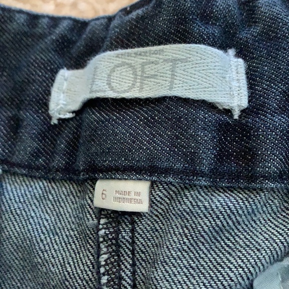 Loft Jean Shorts Womens Size 6 - Picture 2 of 3